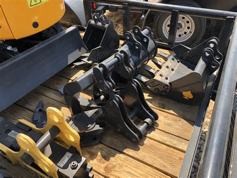 find mini excavator accessores|different attachments for mini excavators.